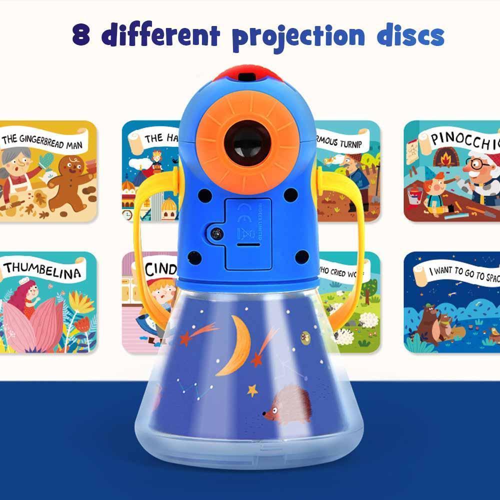 Story Projector Flashlight 8 Discs 64 Images Set of 2 1