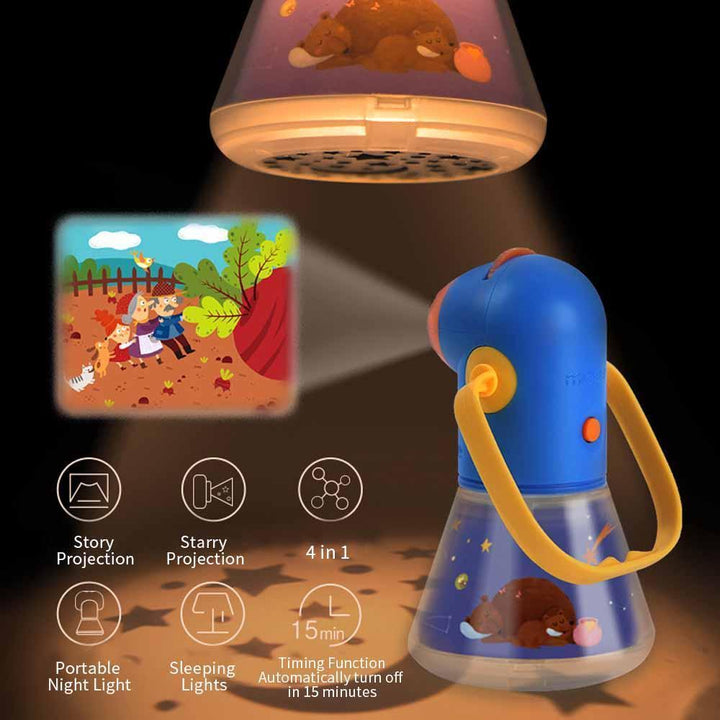 Story Projector Flashlight 8 Discs 64 Images Set of 2 3