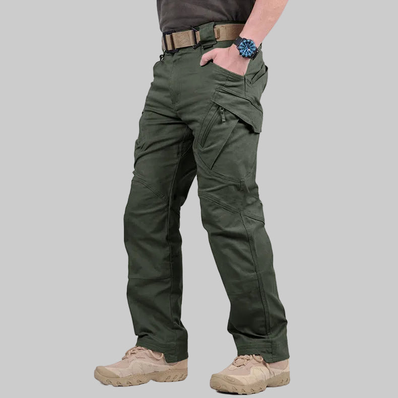 Straight Leg Utility Cargo Pants Green 1
