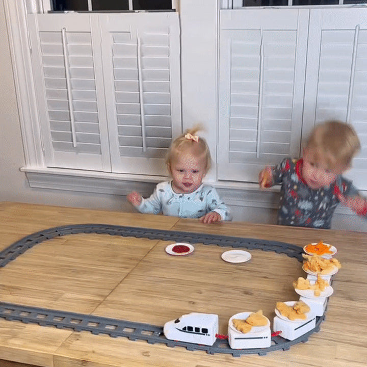 Sushi Train Toy with Track Battery Powered Set of 3 5