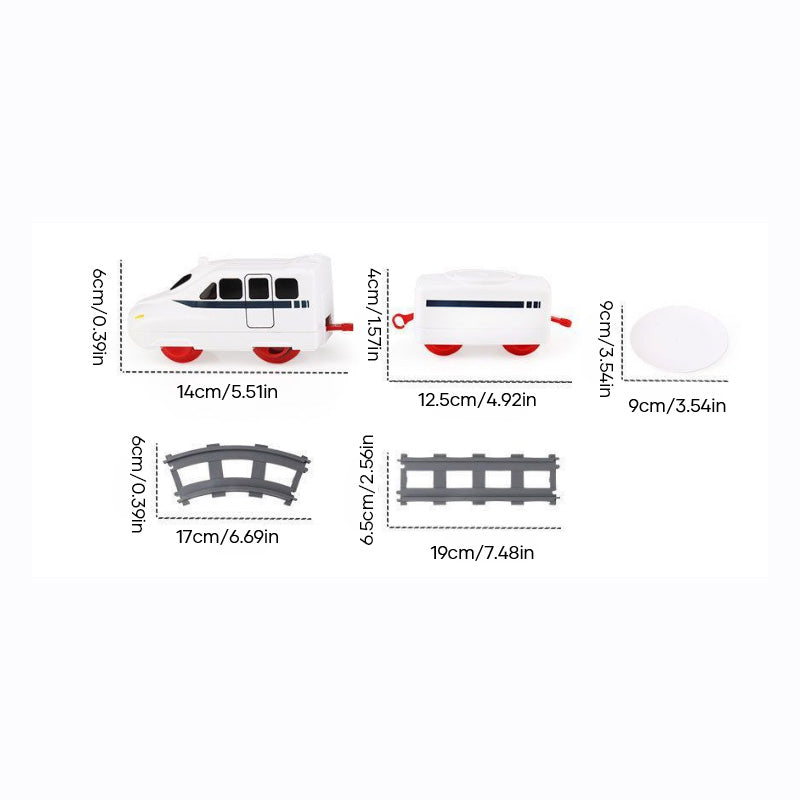 Sushi Train Toy with Track Battery Powered Set of 3 6