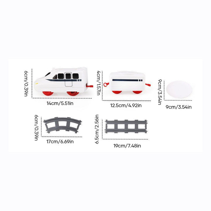 Sushi Train Toy with Track Battery Powered Set of 3 6