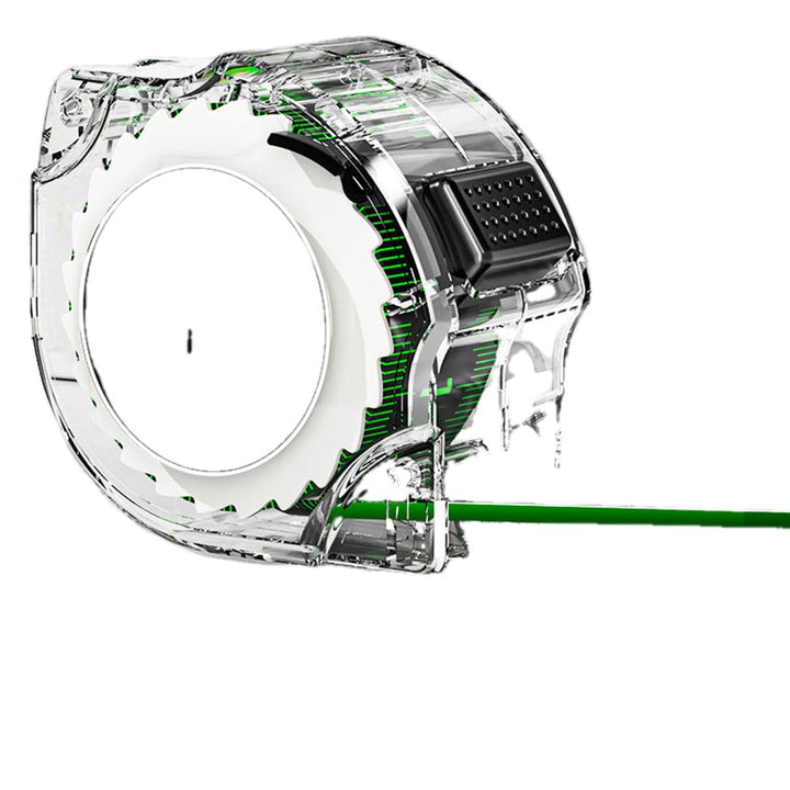 Tape Measure 32.8 ft Clear Case on white