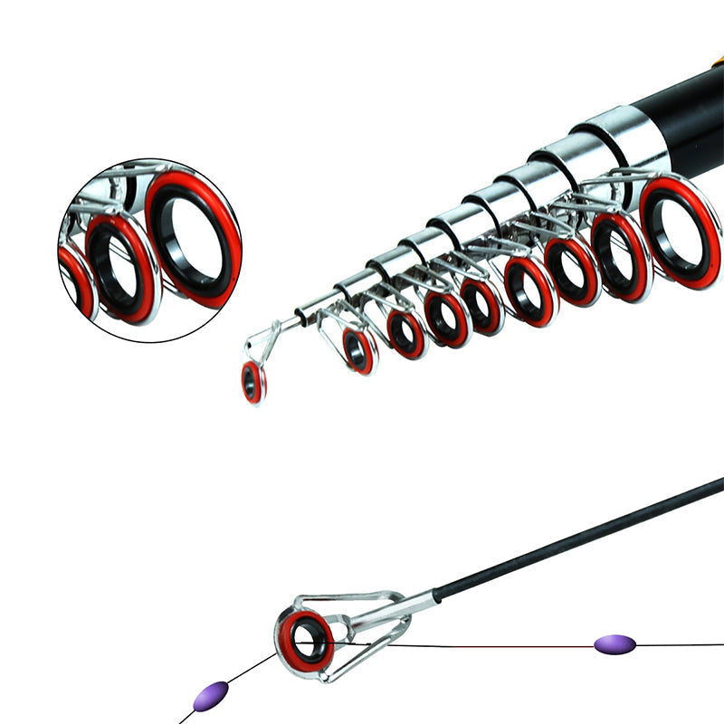 Telescopic Fishing Rod and Reel Set with Bag 4
