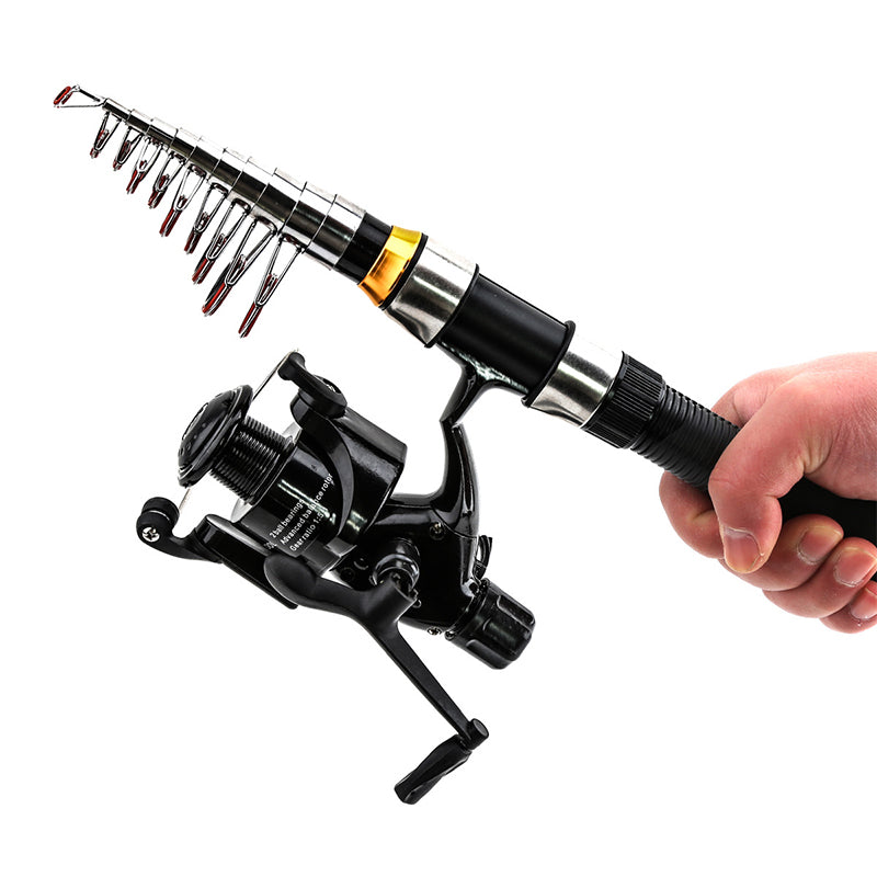 Telescopic Fishing Rod and Reel Set with Bag 5