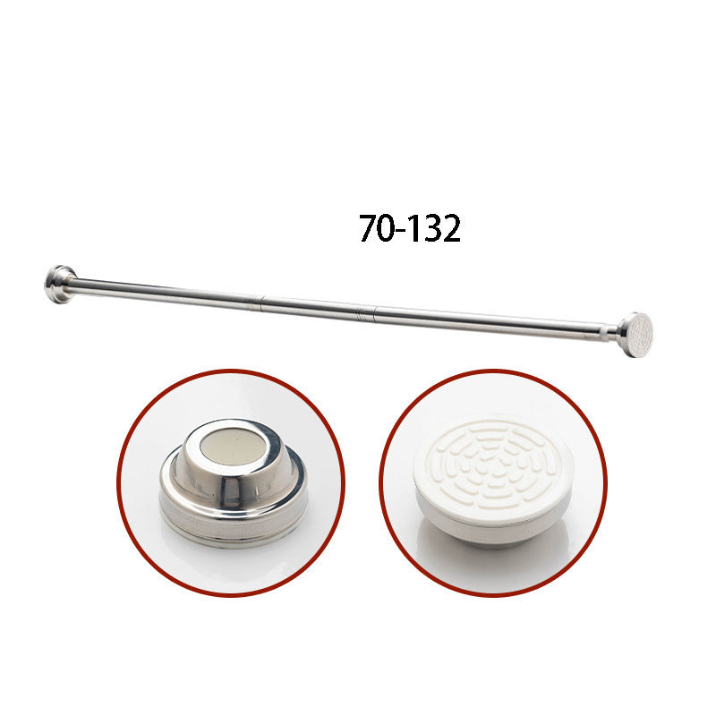 Tension Rod No Drill Adjustable 28.1 to 102.8 Inch Stainless Steel 40.6 to 53.1 Inches 1