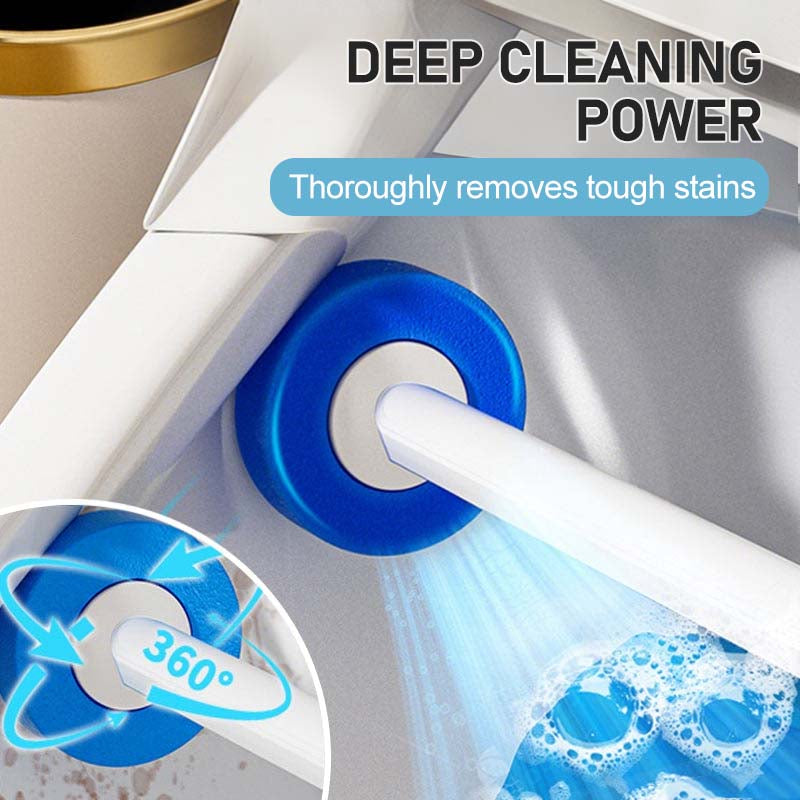 Toilet Brush with Disposable Heads and Wall Holder 18.7 Inch 3