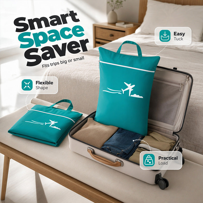 Travel Laundry Bag Oxford Cloth 18.1 x 22.8 Inches Set of 3 1
