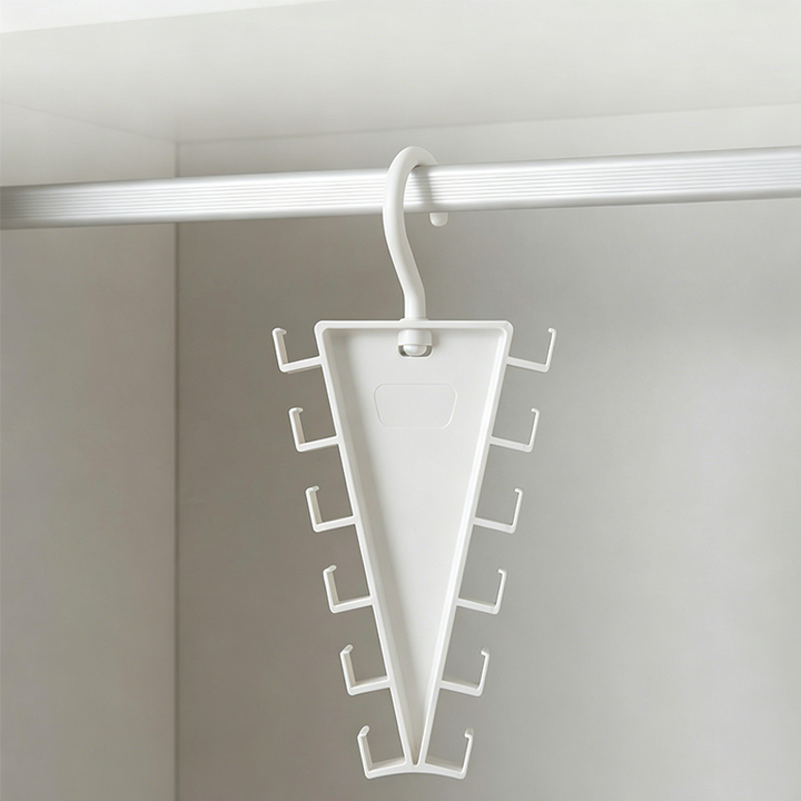Triangle Closet Organizer Hanger with Rotating Hook 10.2 Inch 2