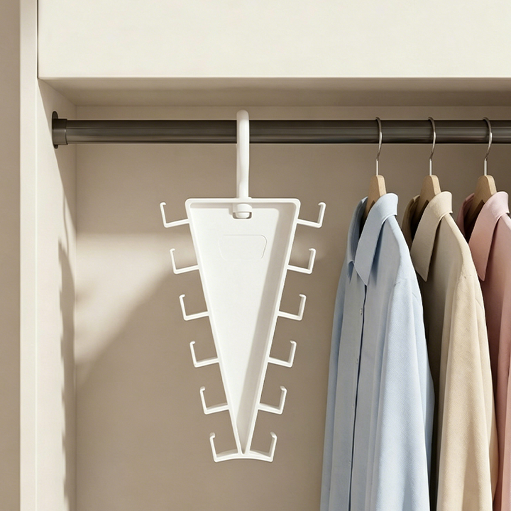 Triangle Closet Organizer Hanger with Rotating Hook 10.2 Inch 5