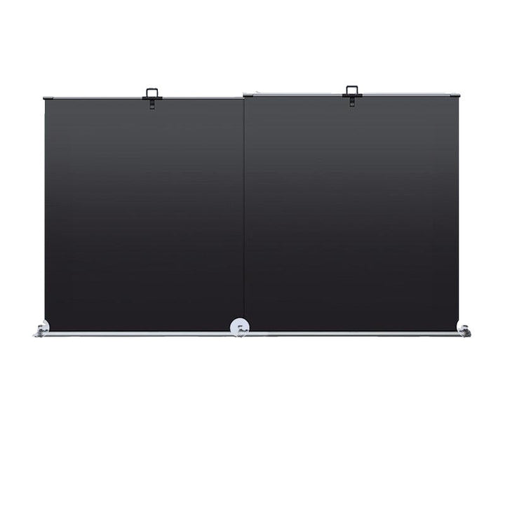 Two Panel Front Windshield Sun Shade Set of 2 on white