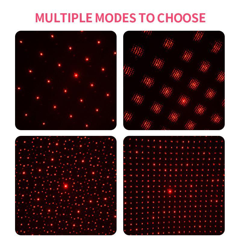 USB Star Projector Night Light for Car and Room Rotating 6
