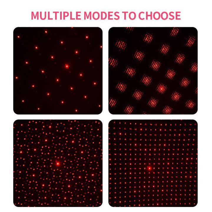 USB Star Projector Night Light for Car and Room Rotating 6