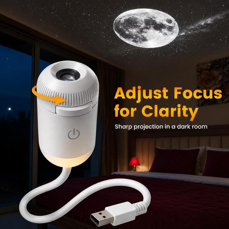 USB Star Projector Night Light with 24 Star Discs 2