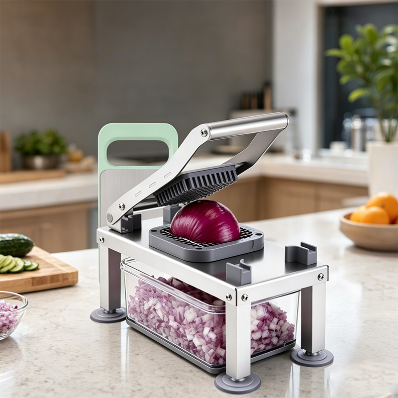 Vegetable Chopper with 55.8 oz Container Stainless Steel Set of 2 1