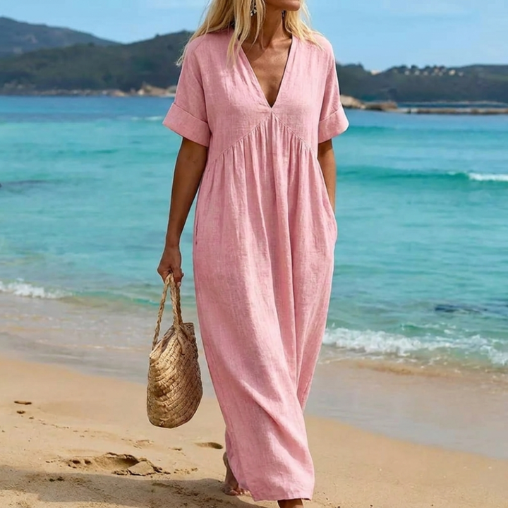 GENEVIEVE | TUMMY COVERAGE MAXI DRESS