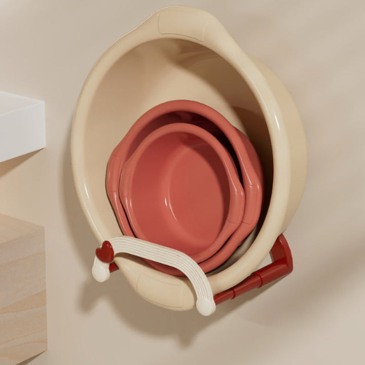 Wall Basin Rack Expandable 8.8 x 8 Inch No Drill 6