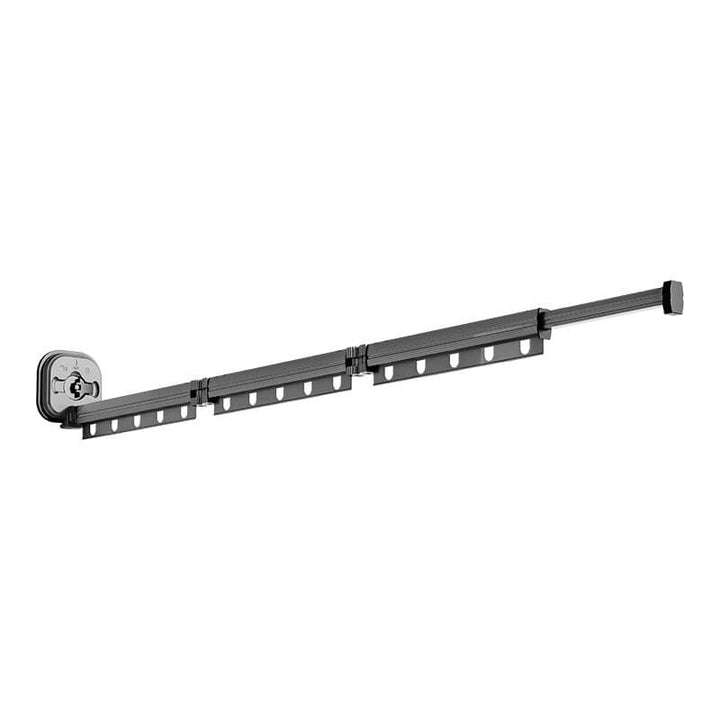 Wall Mounted Drying Rack Folding Suction Mount 13.4 to 40.2 Inch 1