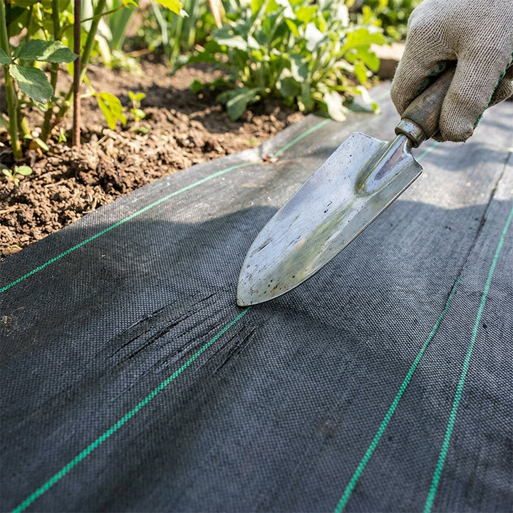 Weed Barrier Fabric Black Woven Polypropylene 3