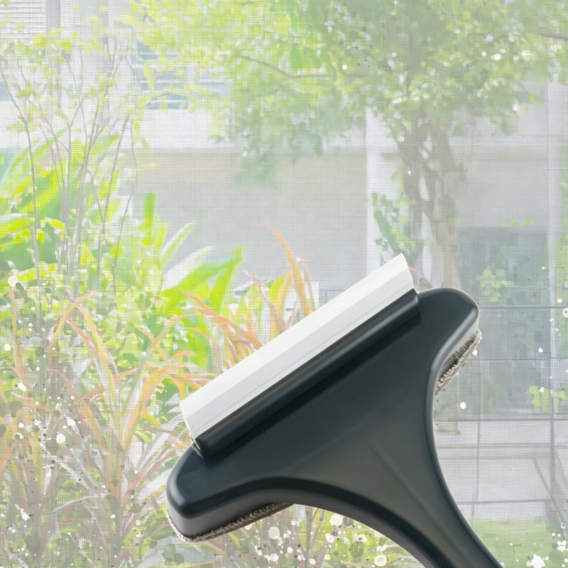 Window Screen Brush and Squeegee 2 in 1 18.1 Inch 4