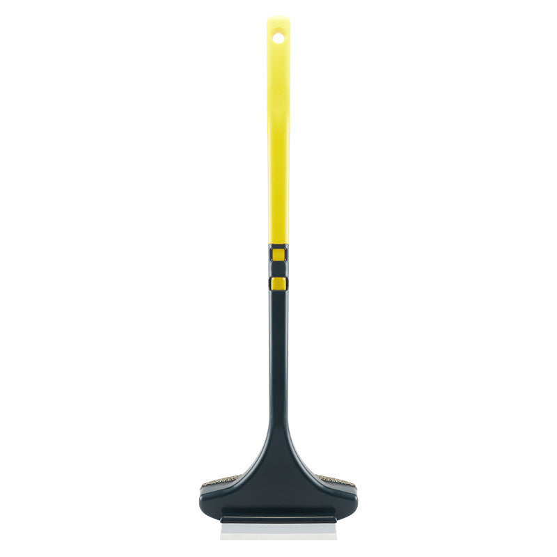 Window Screen Brush and Squeegee 2 in 1 18.1 Inch Yellow Handle 1