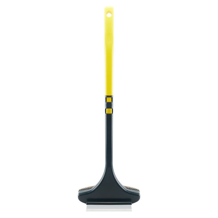 Window Screen Brush and Squeegee 2 in 1 18.1 Inch Yellow Handle 1