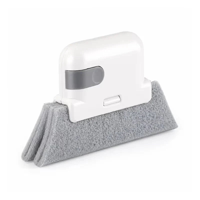 Window Track Cleaning Brush with Scraper 5.3 Inch 2