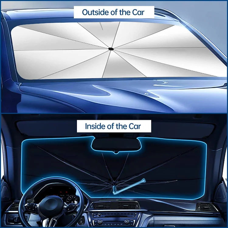 Windshield Sun Shade Umbrella 57 x 33 Inch 2
