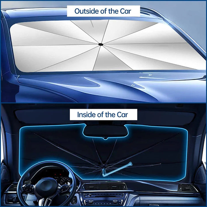 Windshield Sun Shade Umbrella 57 x 33 Inch 2