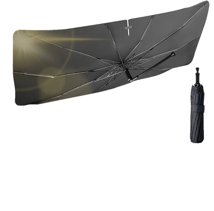 Windshield Sun Shade Umbrella 57 x 33 Inch on white