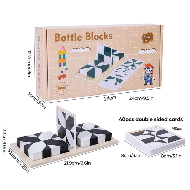 Wooden Hidden Block Puzzle with Challenge Cards Set of 3 6